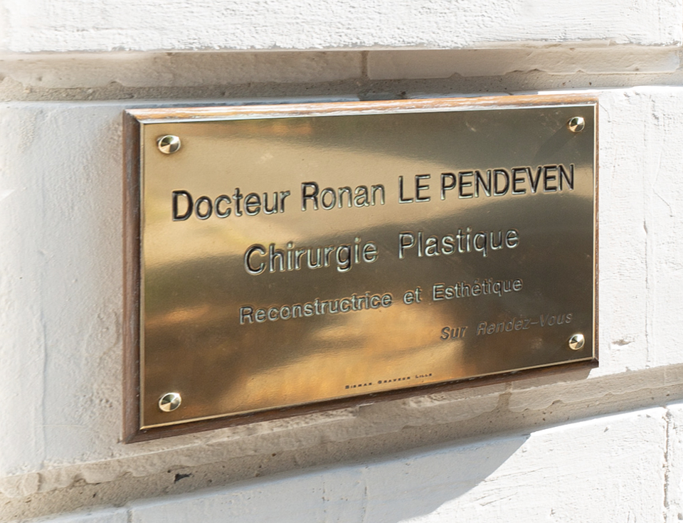 Photo plaque docteur